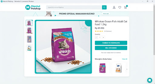 Whiskas Ocean Fish Adult 1.2kg